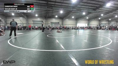 95 lbs Round Of 64 - Christian West, Maize vs Taylor Hunt Jr, Nebraska Boyz