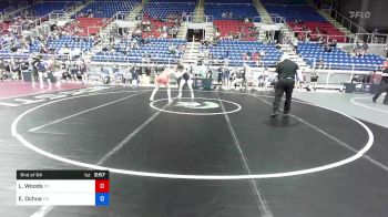 127 lbs Rnd Of 64 - London Woods, Texas vs Evelin Ochoa, Tennessee