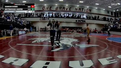 126 lbs 2nd Wrestleback (16 Team) - Samson Dobbs, Commerce Hs vs Brytravious Harper, Elbert County