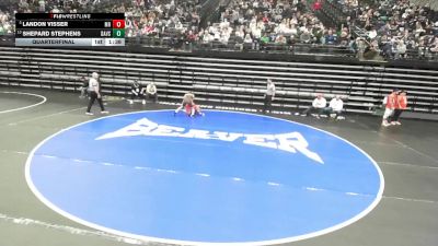 6A 175 lbs Quarterfinal - Landon Visser, Mountain Ridge vs Shepard Stephens, Davis