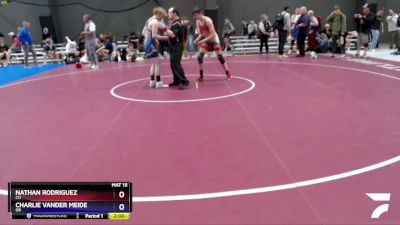 132 lbs Cons. Round 2 - Nathan Rodriguez, CO vs Charlie Vander Meide, OR