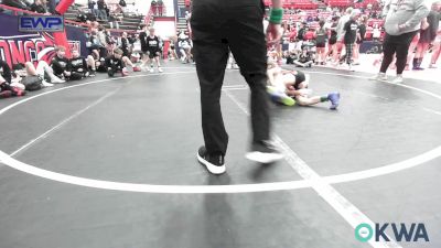 65 lbs Rr Rnd 2 - Knox Hyatt, Kansas Mayhem vs Liam Medrano, Cowboy Elite 15u