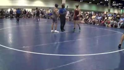 132 lbs Round 2 (6 Team) - Jireh Hedges, Fuzzy Bees vs Caleb Samples, Dynamic Red