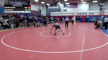 133 lbs Finals (2 Team) - Rigo Tellez, Lakeland vs Hunter Rabun, Huntingdon