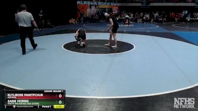 145G Champ. Round 1 - Saige Morris, South Anchorage High School vs Klylirose Panitpchuk, Golovin