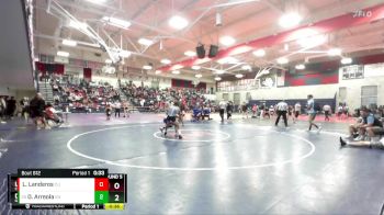 120 lbs Cons. Round 5 - Damian Arreola, Granite Hills vs Logan Landeros, Central Union