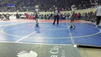 105 lbs Consi Of 32 #1 - Colton Morris, Mustang Middle School vs Logan FLOWER, Broken Arrow Junior High