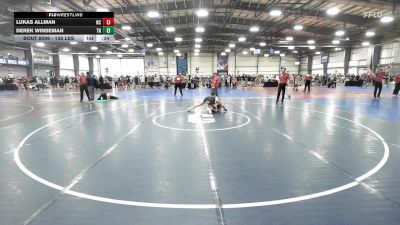138 lbs Consi Of 64 #2 - Lukas Allman, NC vs Derek Winseman, TN