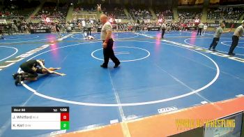 64 lbs Quarterfinal - Jre Whitford, Westlake vs Kasen Karl, Greater Heights Wrestling