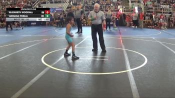 55 lbs Cons. Round 2 - Adriana Phelia, RTL vs Elizabeth Woodall, Woodall Warriors