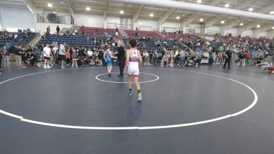 96 lbs Cons. Quarters - Gabriel Cordova, Green River Grapplers vs Campbell Protzman, Avalanche