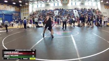 175 lbs Champ. Round 2 - Brady Williams, Venice HS vs Connor Bonney, Miami Palmetto/ Phoenix Wrestl