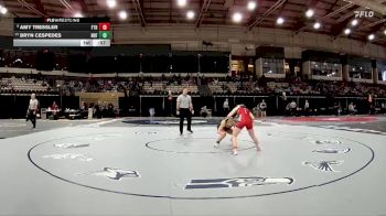 100 lbs Cons. Quarter - Amy Tressler, Fort Hill vs Bryn Cespedes, North Harford