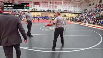 113 lbs Finals (8 Team) - Cole Perrin, Delaware Military Academy vs Adelynne Till, Saint Mark`s