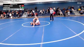 157 lbs Cons. Round 4 - Kaden Renner, Mary vs Ayson Rice, Southeast Community College