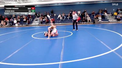 157 lbs Cons. Round 4 - Kaden Renner, Mary vs Ayson Rice, Southeast Community College