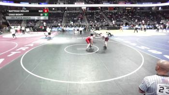 II-215 lbs 3rd Place Match - Matthias Welles, Waverly vs Chad Monty, Granville/Whitehall