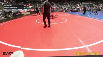 64 lbs Quarterfinal - Nolan Gatt, Backyard Brawlers vs Koby Waterkotte, Collum Trained