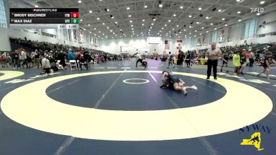 93 lbs Champ. Round 2 - Brody Beichner, Falconer Youth Wrestling vs Max Diaz, GPS