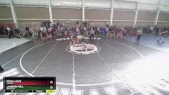 150 lbs Semifinal - Myka Love, Jordan vs Landon Hill, Brighton
