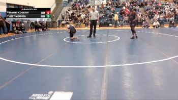 165 lbs Quarterfinal - Joey Morhen, Burns/Pine Bluffs vs Manny Coulter, Glenrock