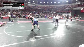150 lbs Cons. Round 2 - Griffin Schlafli, Pec-Argyle Youth Wrestling vs Cassius Keup, Monona Grove/McFarland Wrestling Club