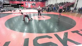 165 lbs Champ. Round 2 - Gage Gross, MILTON (WI) vs Ben Guszkiewicz, St. Charles (EAST)
