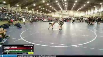 165 lbs Cons. Round 5 - Corbin Baumgartner, Lone Peak vs Maison Weekes, Westlake