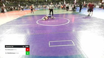 50 lbs Round Of 32 - Nicholas Annucci, Byaa vs Dominick Malfettano, Toms River