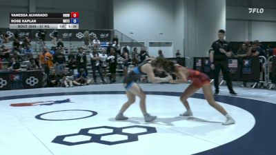 57 kg Cons. Sub-quarters - Vanessa Alvarado, Highland High School Wrestling (Bakersfield) vs Rose Kaplan, Warrior Regional Training Center