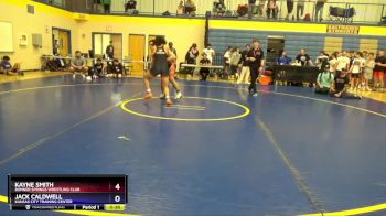 190 lbs Quarterfinal - Kayne Smith, Bonner Springs Wrestling Club vs Jack Caldwell, Kansas City Training Center