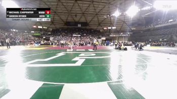 Boys 3A 113 lbs Champ. Round 2 - Michael Carpenter, Monroe vs Gideon Ryder, Shorecrest