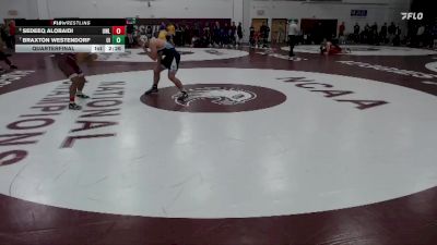 184 lbs Quarterfinal - Braxton Westendorf, Upper Iowa vs Sedeeq AlObaidi, UW - La Crosse