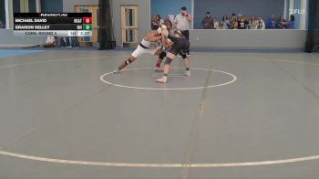165 lbs Cons. Round 3 - Michael David, Rochester Community & Tech. College vs Graison Kelley, Briar Cliff (Iowa)