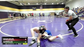 132 lbs Quarterfinal - Daylen Naylor, Hammers Wrestling Club vs Kameron Luif, TEAM EL1TE WRESTLING