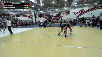 125 lbs Cons. Round 2 - Amaya Cornwell, Cal Grapplers vs Lynn Garcia, ETS