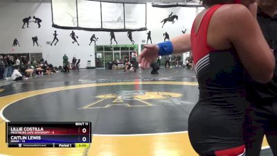 136 lbs Round 2 (16 Team) - LaJess Jordan, Frostburg Sate University vs Mallory Chunat, Hiram