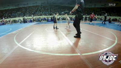 64 lbs Round Of 16 - Bentlee McKinnon, Weatherford Youth Wrestling vs Logan Forst, Predator Wrestling