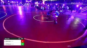 138 lbs Semifinal - Julian Garnica, Team G vs Jewell Williams, Team Barracuda