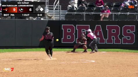 Replay: Tusculum vs Lenoir-Rhyne - DH | Apr 9 @ 2 PM