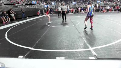 126.6-137.4 lbs Consi Of 16 #2 - Kaylynn Lewis, Alton Little Redbirds vs Baylin Maynard, Team Tulsa Wrestling Club