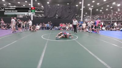 84 lbs Round 4 (6 Team) - Nathan Dillon, CTWHALE vs Jack Kahley, Keystone Krush