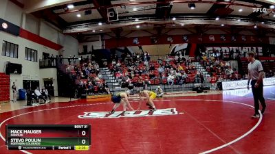 125 lbs Quarterfinal - Stevo Poulin, Northern Colorado vs Mack Mauger, Missouri