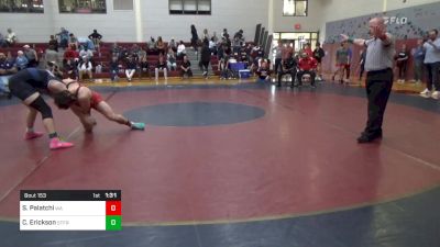 190 lbs Round Of 16 - Simon Palatchi, Woodward Academy vs Cole Erickson, St. Francis