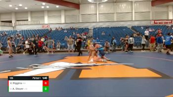 135 lbs Cons. Round 3 - Antonio Stayer, Leo vs Vernon Riggins, Michigan West