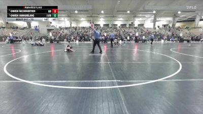70 lbs Quarterfinal - Owen McWhirter, Wildcats Wrestling vs Owen Smigielski, Fairview Jackets Youth Wrestling