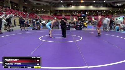 190 lbs Quarterfinal - Aiden Cooley, TX vs Michael Taheny, IL