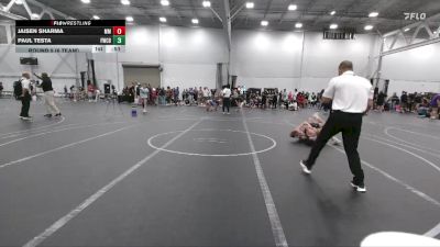 98 lbs Round 5 (6 Team) - Paul Testa, Freakztyle Wrecking Crew Blue vs Jaisen Sharma, Maryland Mallets