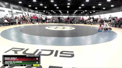 105 lbs Placement Matches (8 Team) - Noah Goelz, Indiana Outlaws vs Ashton Glasgow, Junior Terps