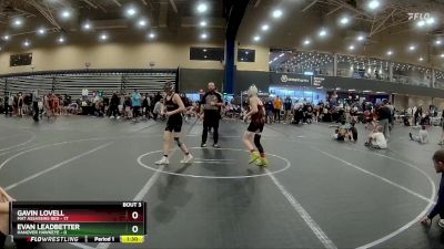 92 lbs Round 1 (8 Team) - Evan Leadbetter, Hanover Hawkeye vs Gavin Lovell, Mat Assassins Red